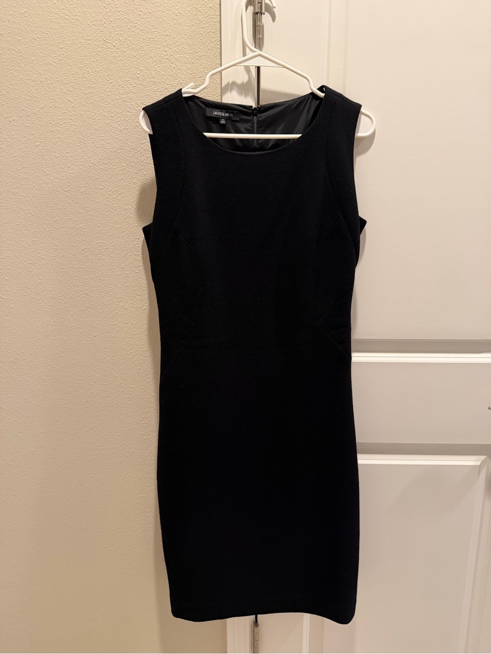Lafayette 148 Black Sleeveless Sheath Dress - Classic Work & Evening Style